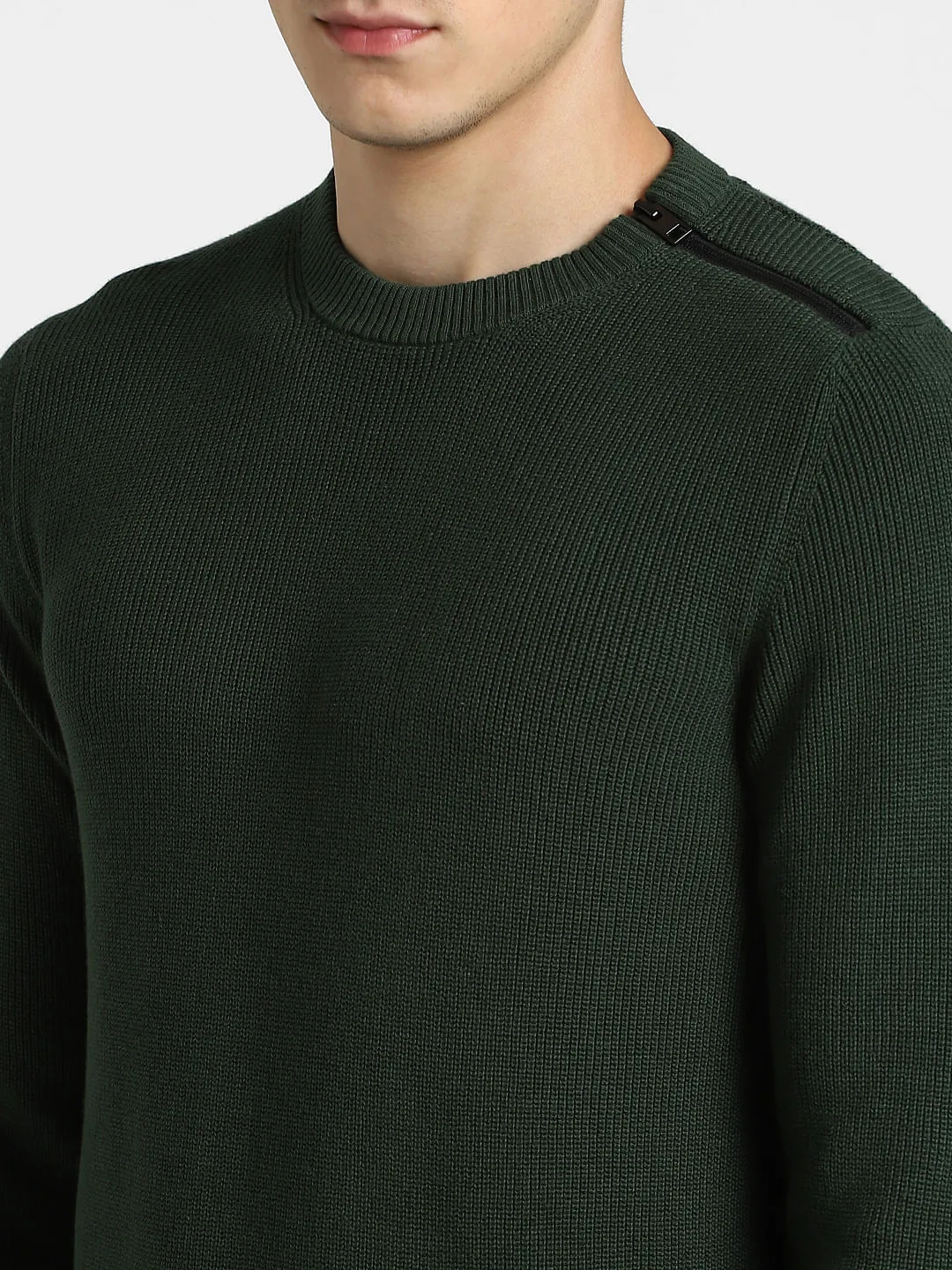 Green Knitted Sweater