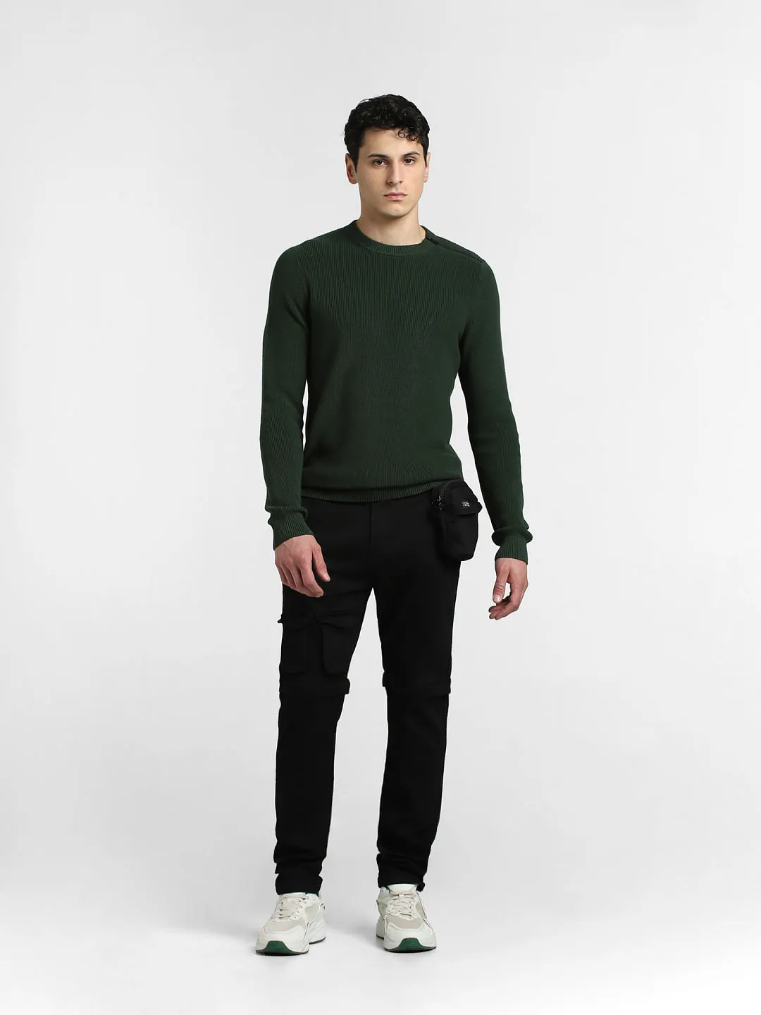 Green Knitted Sweater