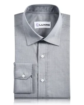 Grey Mini Checks Shirt