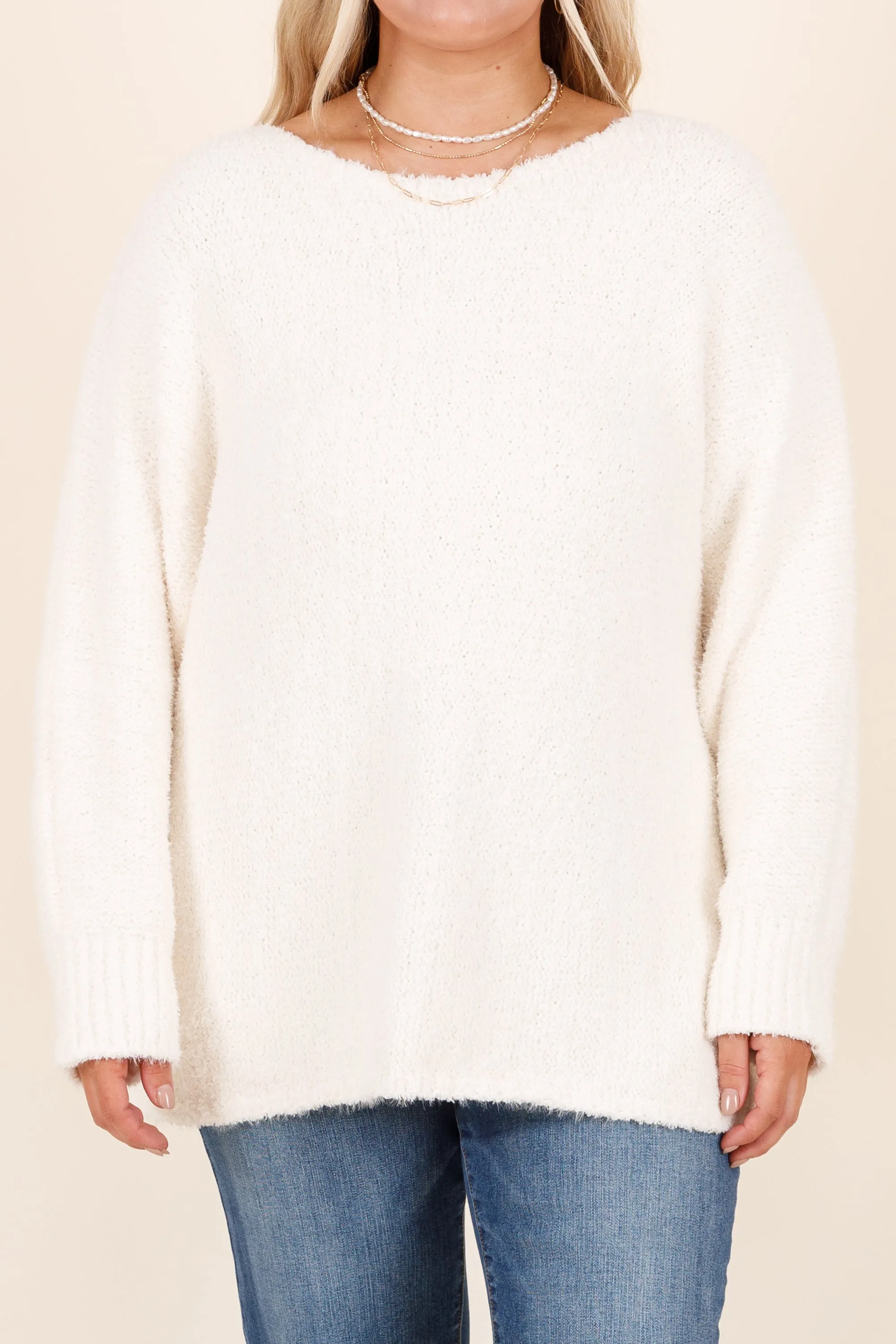 Heaven Is Here Sweater, Ivory