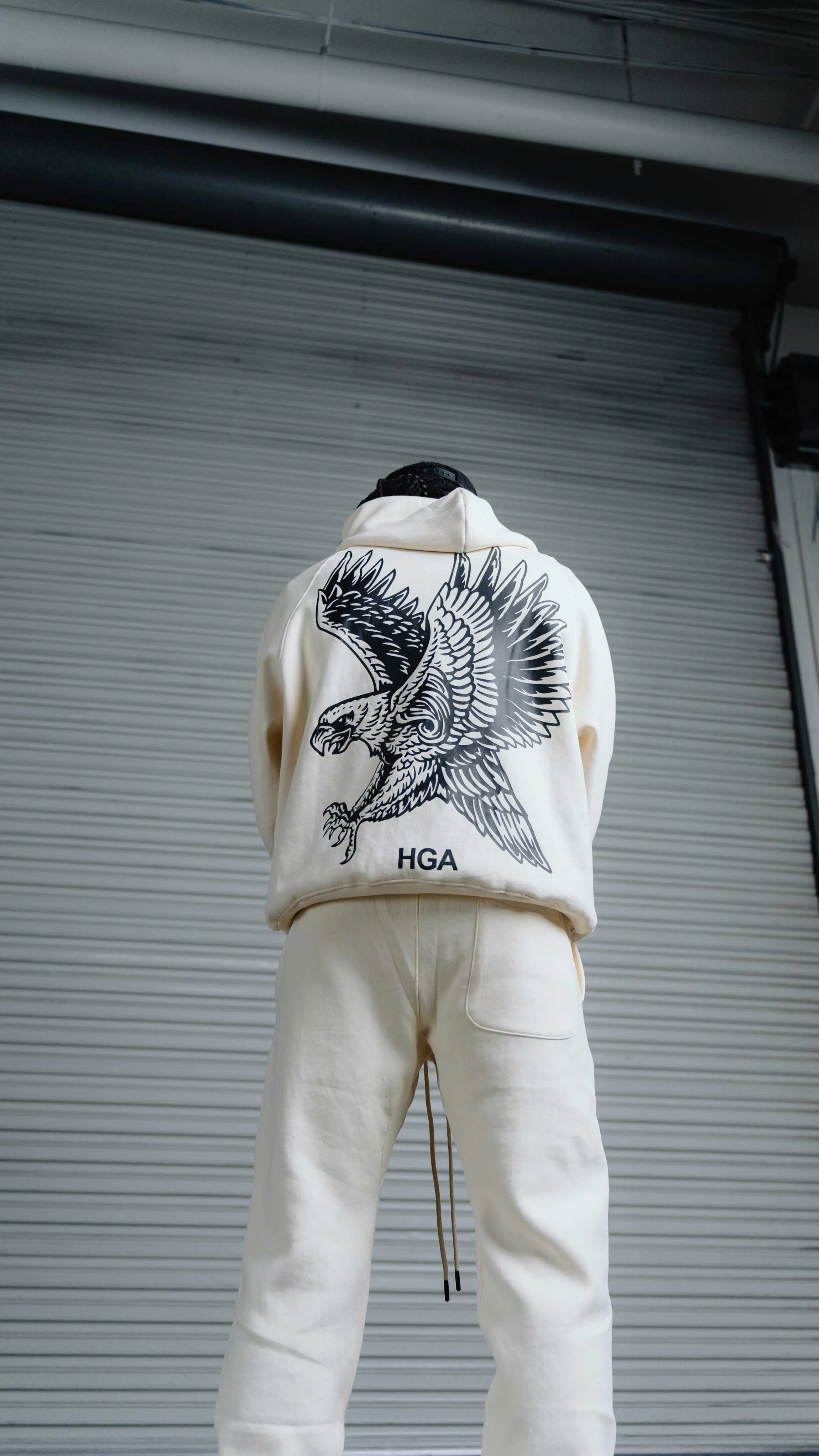 HGA Eagle Comfort Hoodie - (Cream)