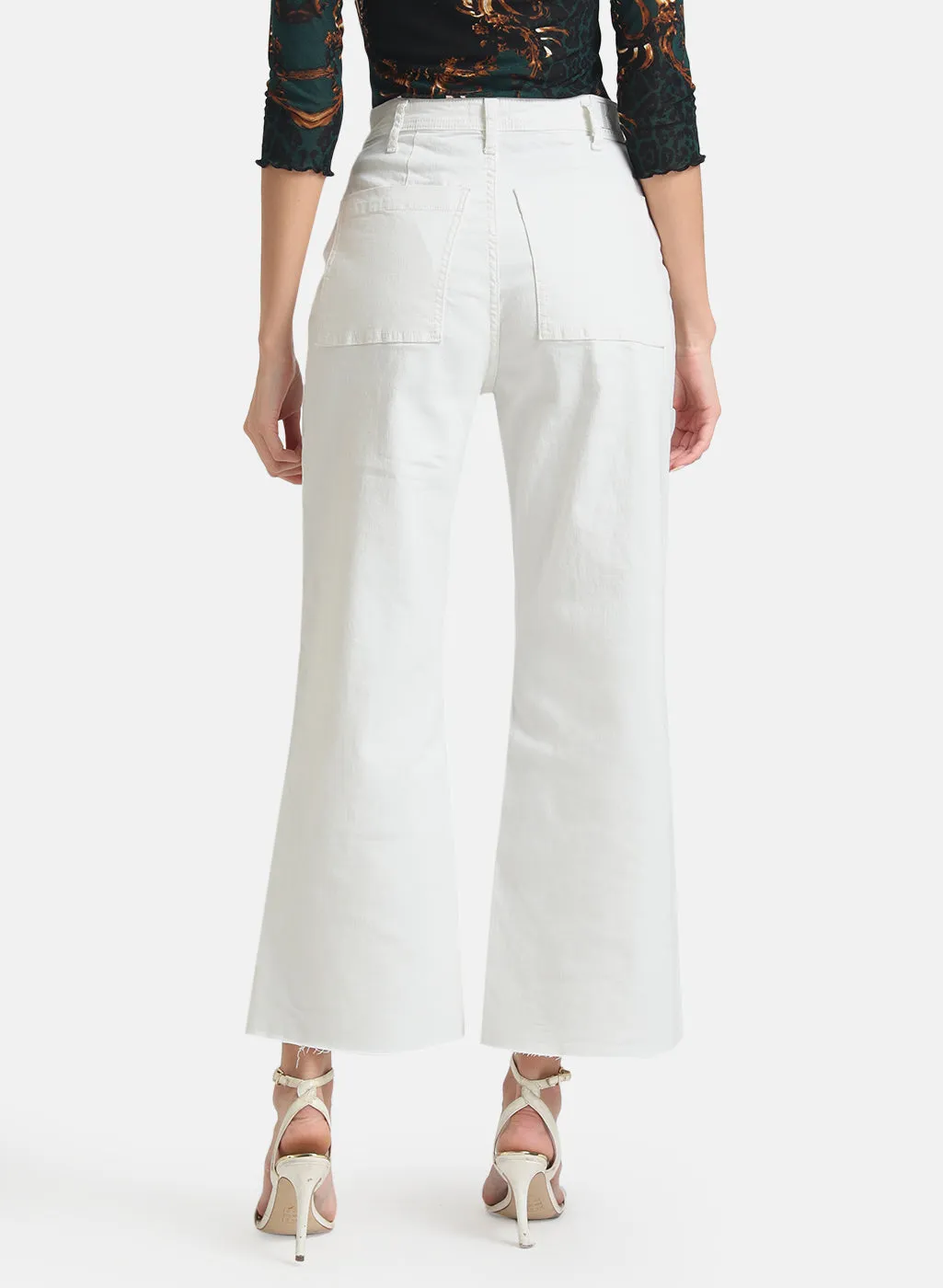 High Waist Wide Leg Denim