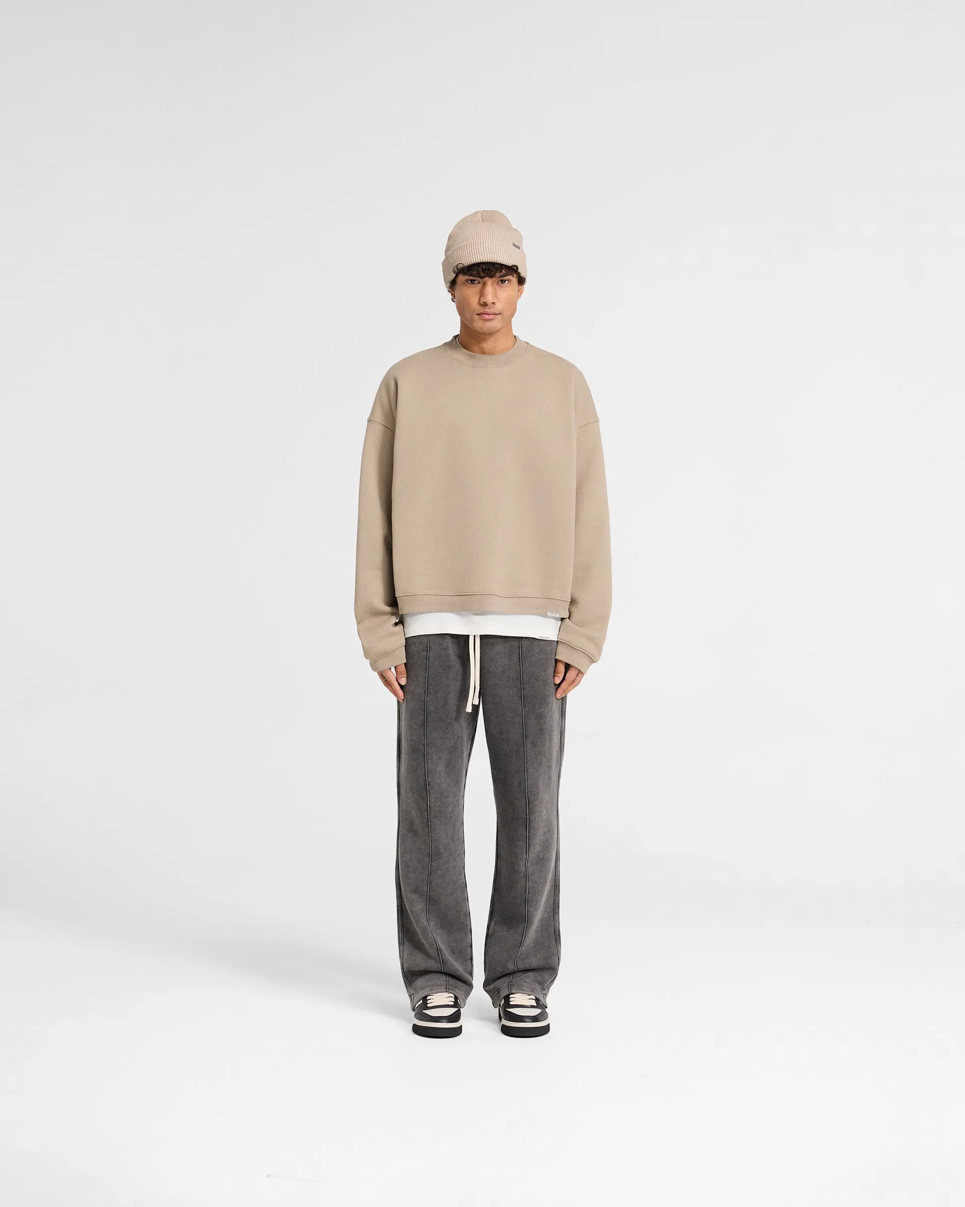 Initial Boxy Sweater - Dune