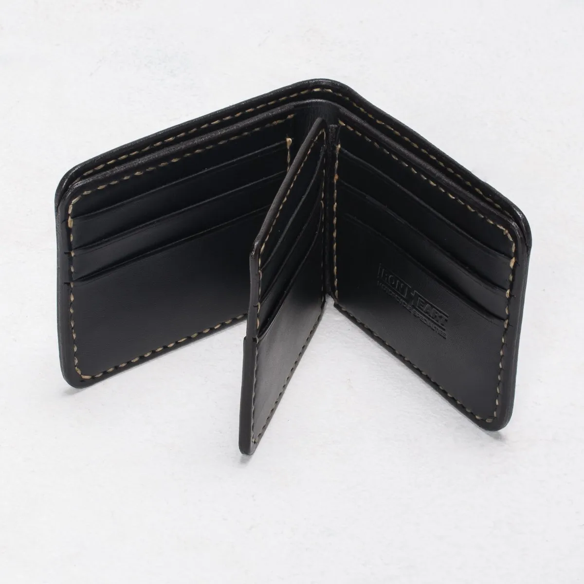 Iron Heart - Wallet- IHG-035 Calf Folding Wallet - Black