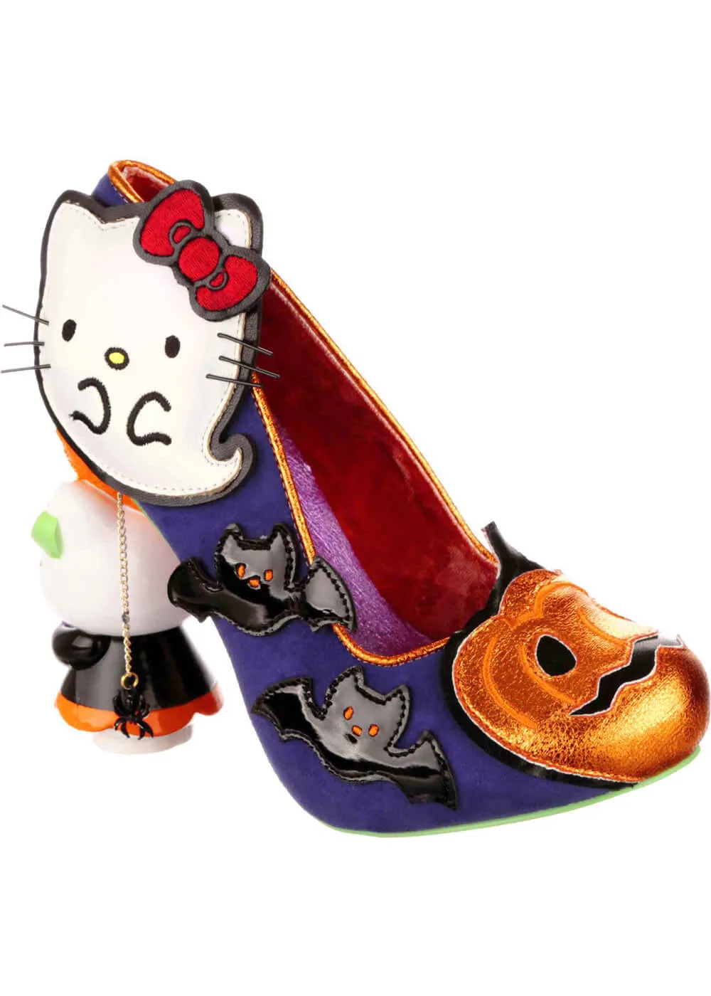 Irregular Choice x Hello Kitty Pumpkin Kitty Pumps Purple