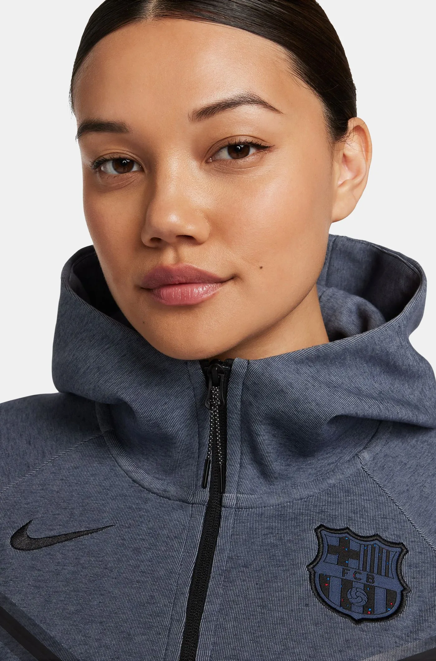 Jacket Tech blue Bara Nike  - Women