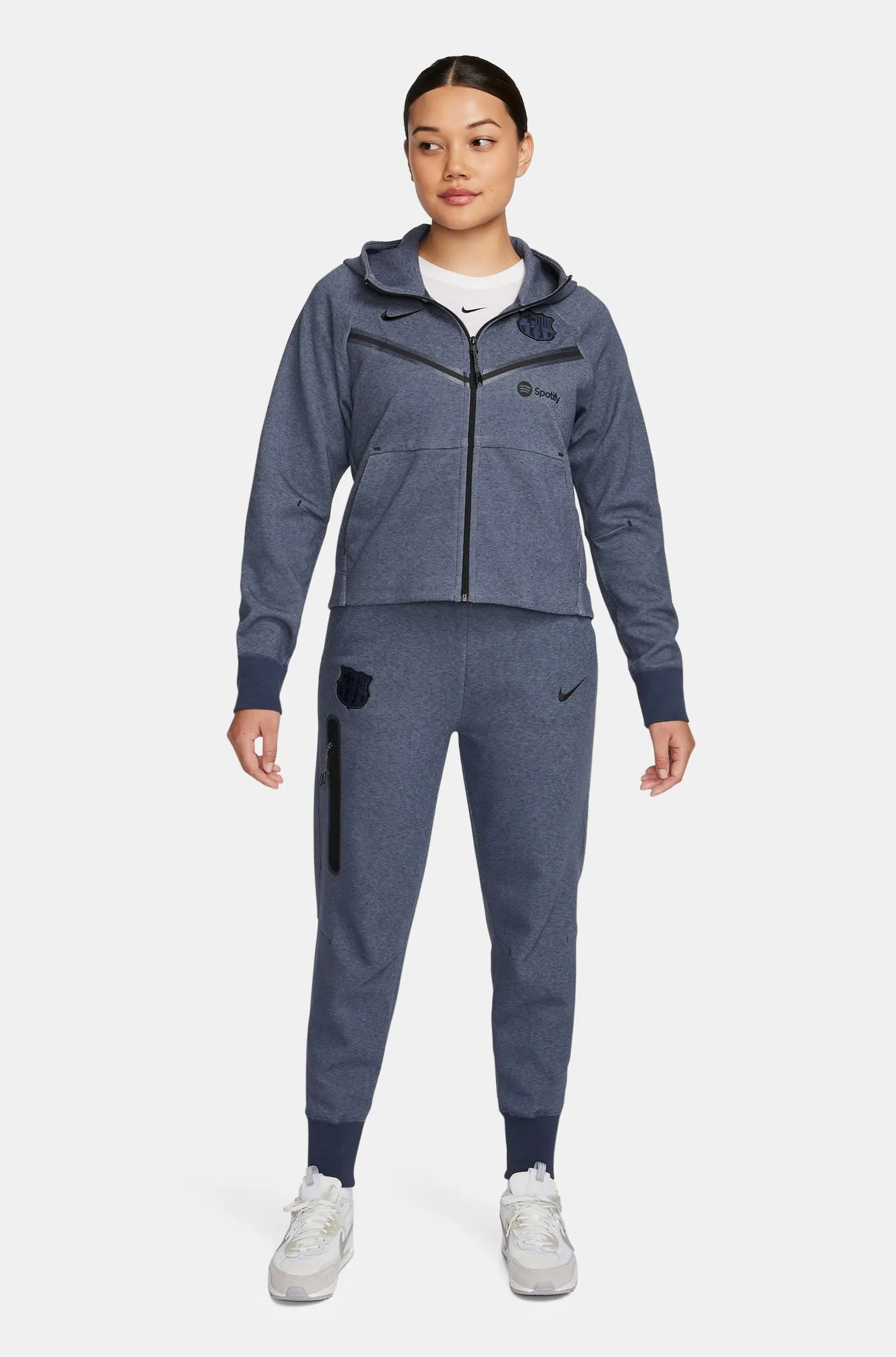 Jacket Tech blue Bara Nike  - Women