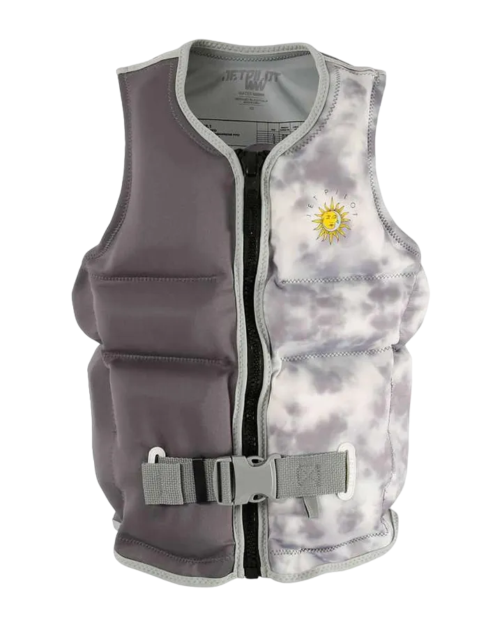 Jetpilot X1 Girls Youth Neo Vest - Charcoal - 2023