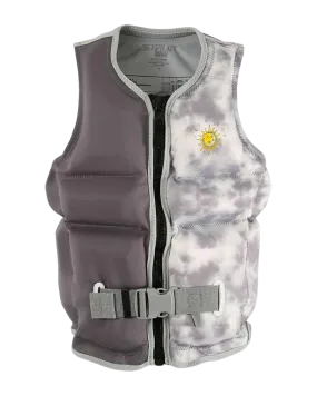 Jetpilot X1 Girls Youth Neo Vest - Charcoal - 2023