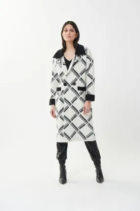 Joseph Ribkoff Checked Coat - 223952 (T)