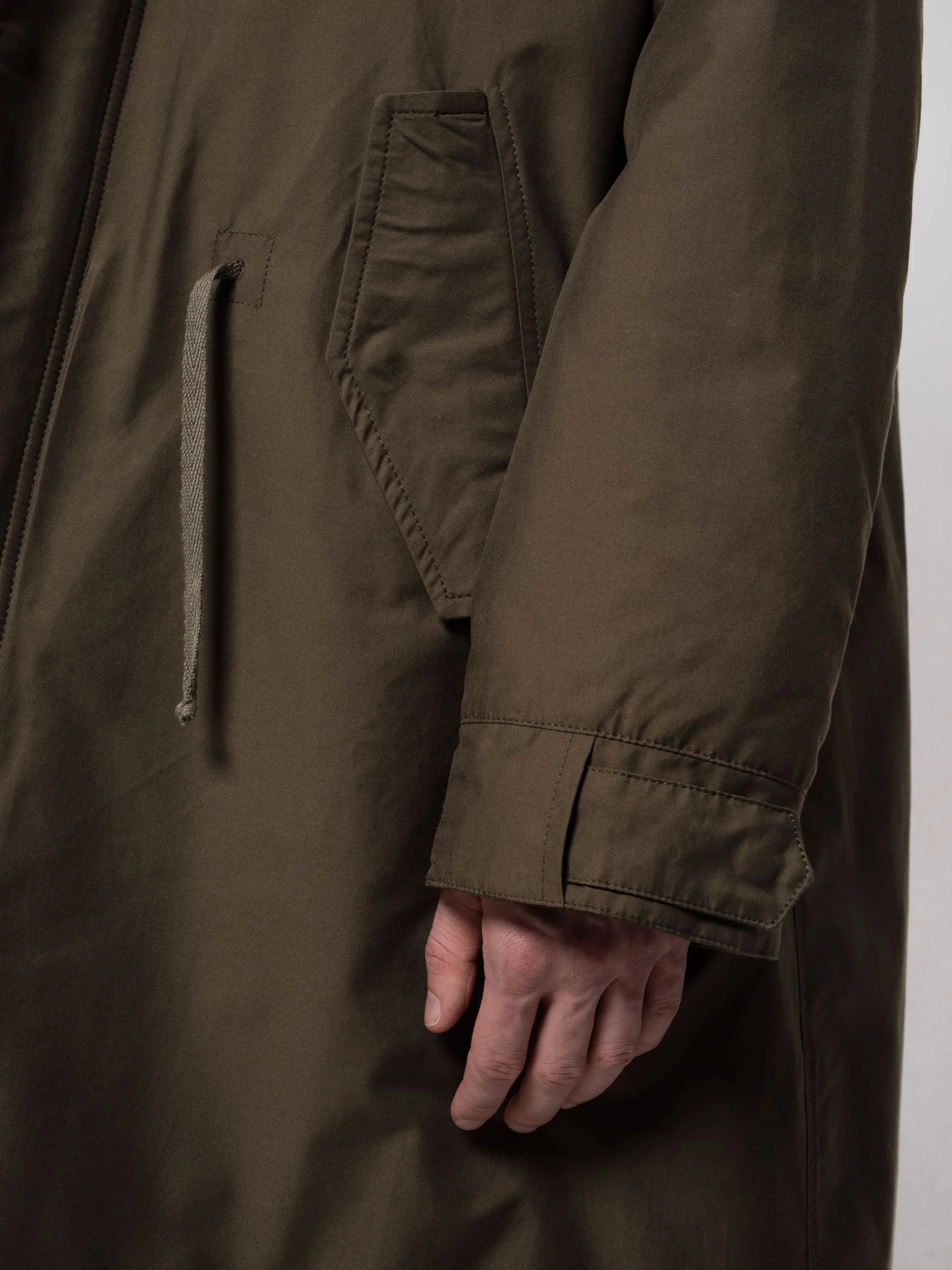 Kajjan Waxed Parka Olive