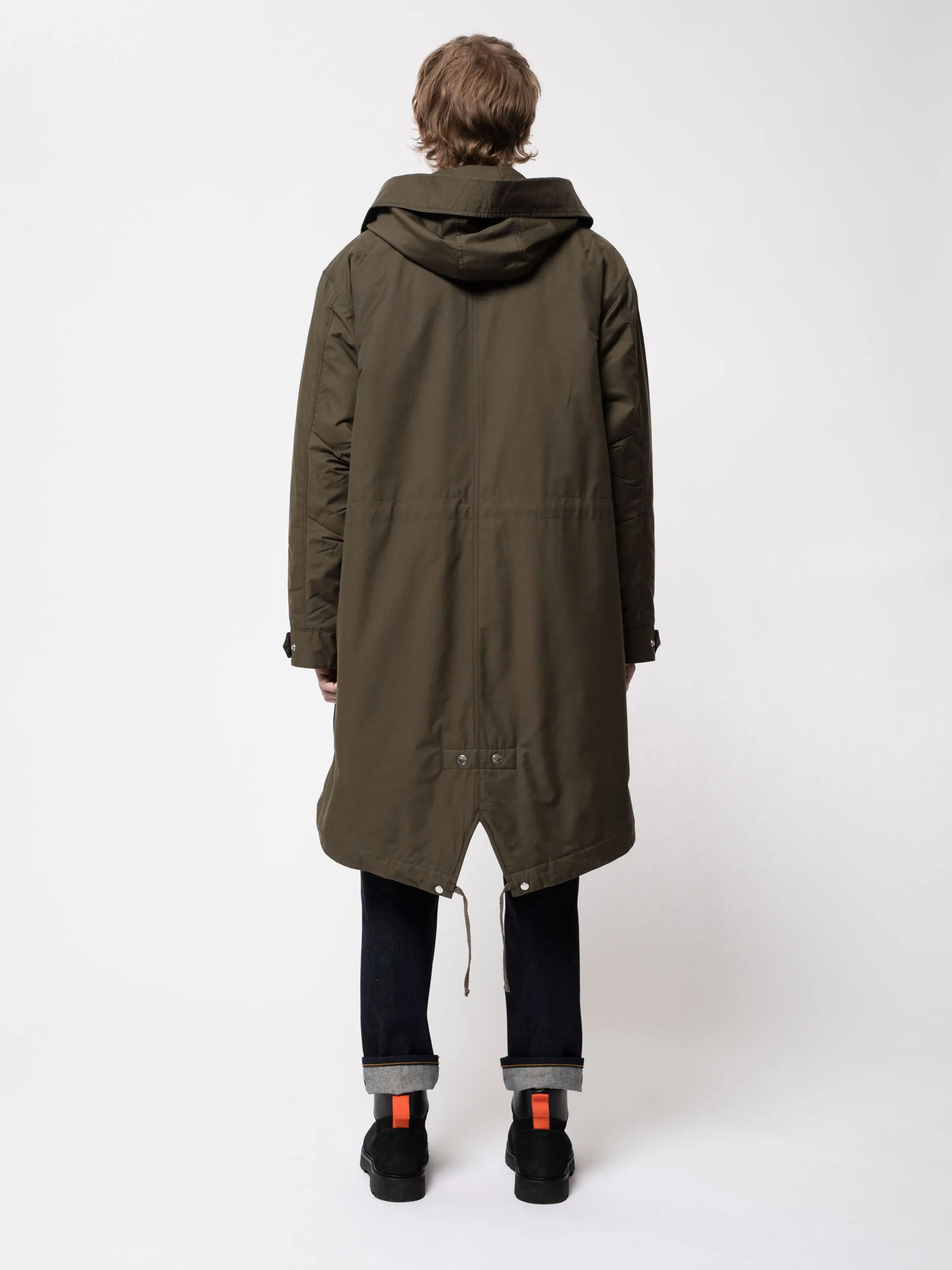 Kajjan Waxed Parka Olive