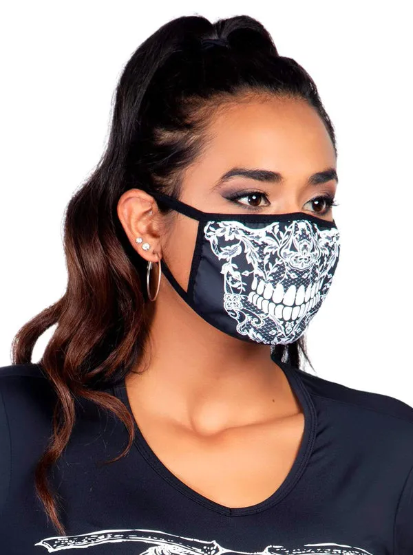 Lace Skull Face Mask