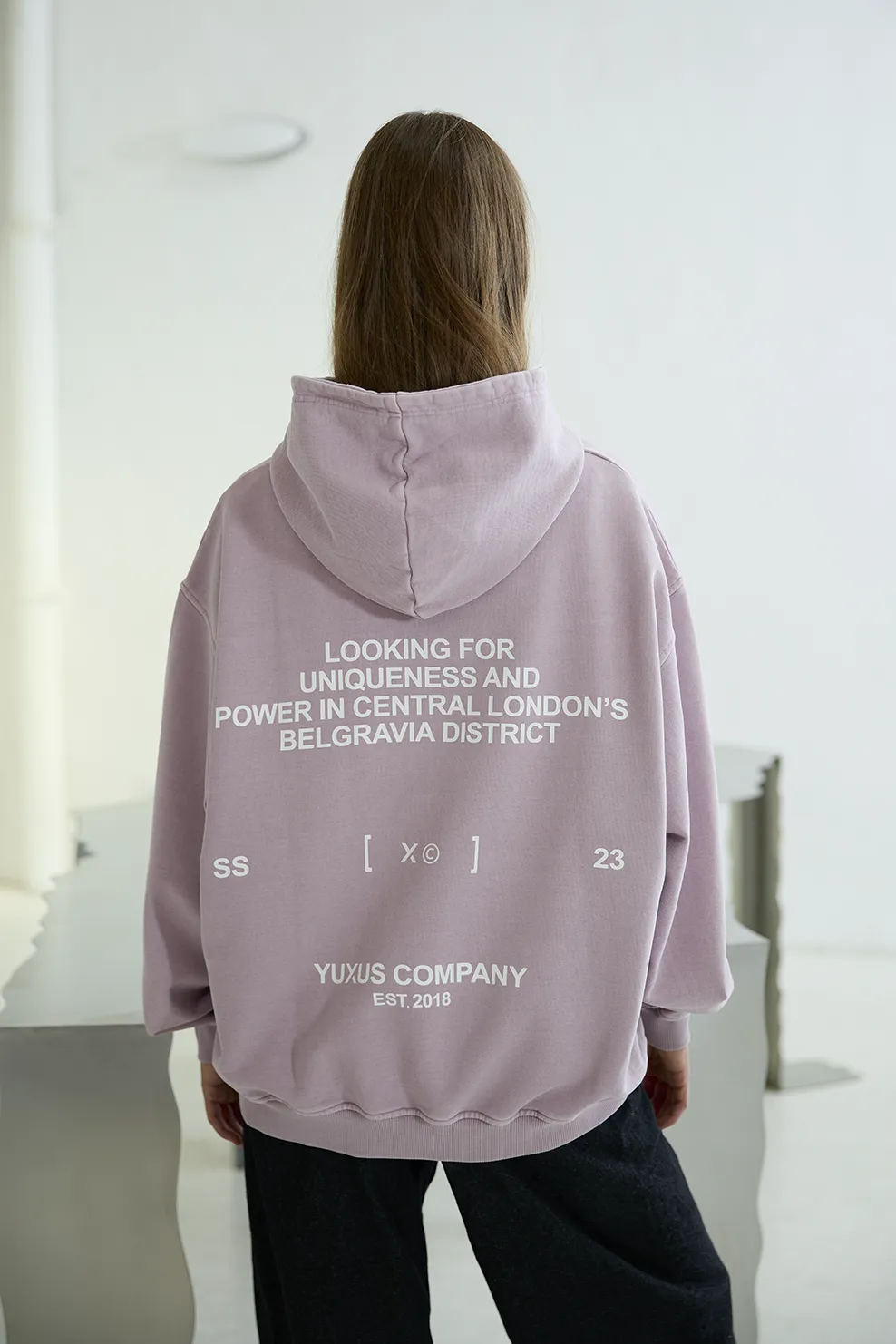 LAVENDER BELGRAVE HOODIE