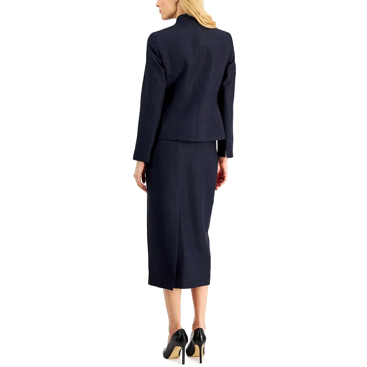 Le Suit Womens Petites Office Wear Business Skirt Suit