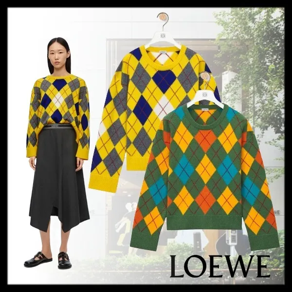 LOEWE  |Argyle sweater in wool