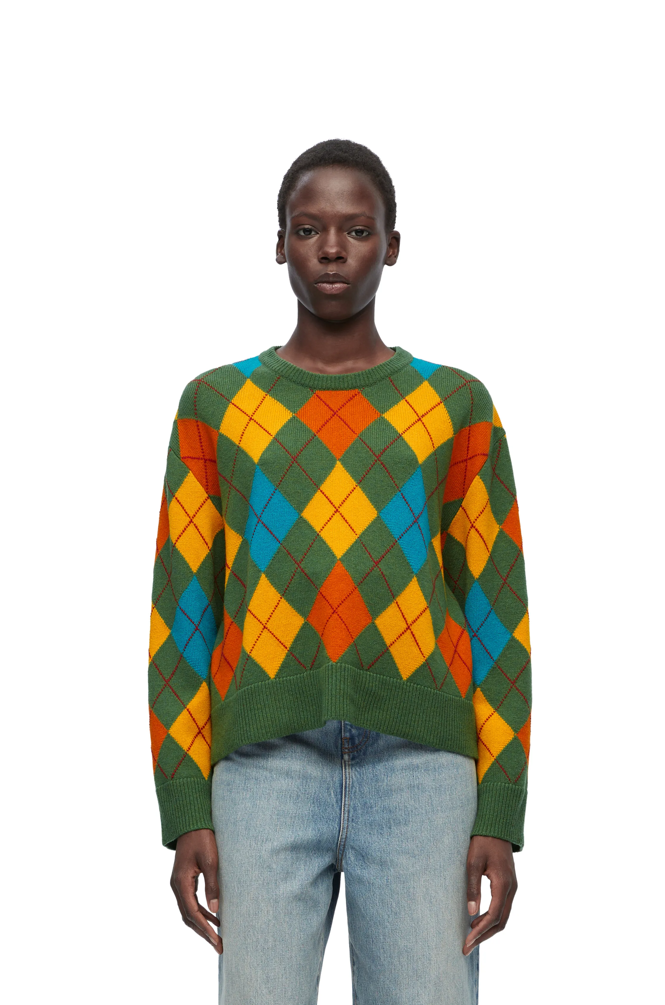 LOEWE  |Argyle sweater in wool