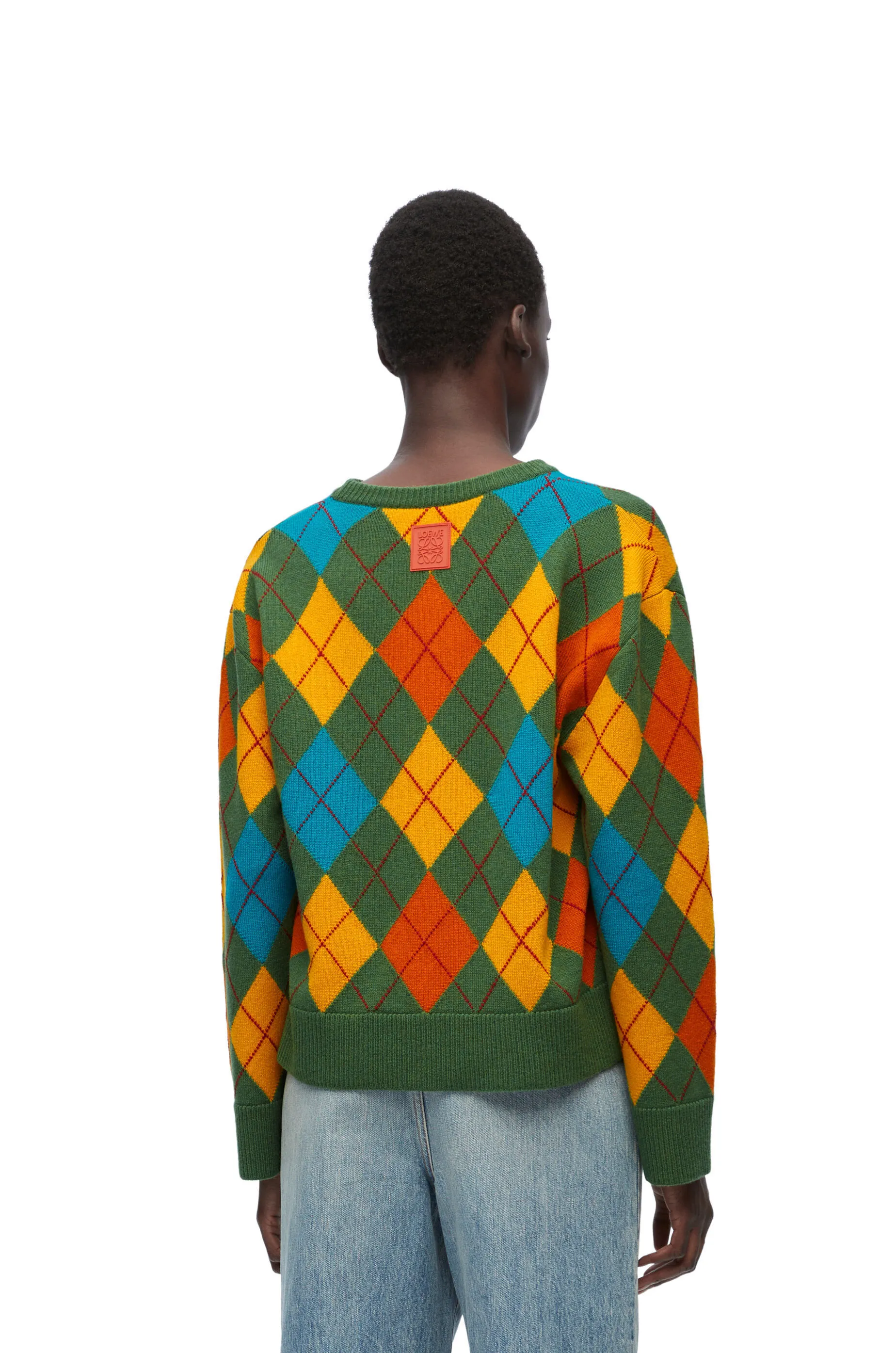 LOEWE  |Argyle sweater in wool