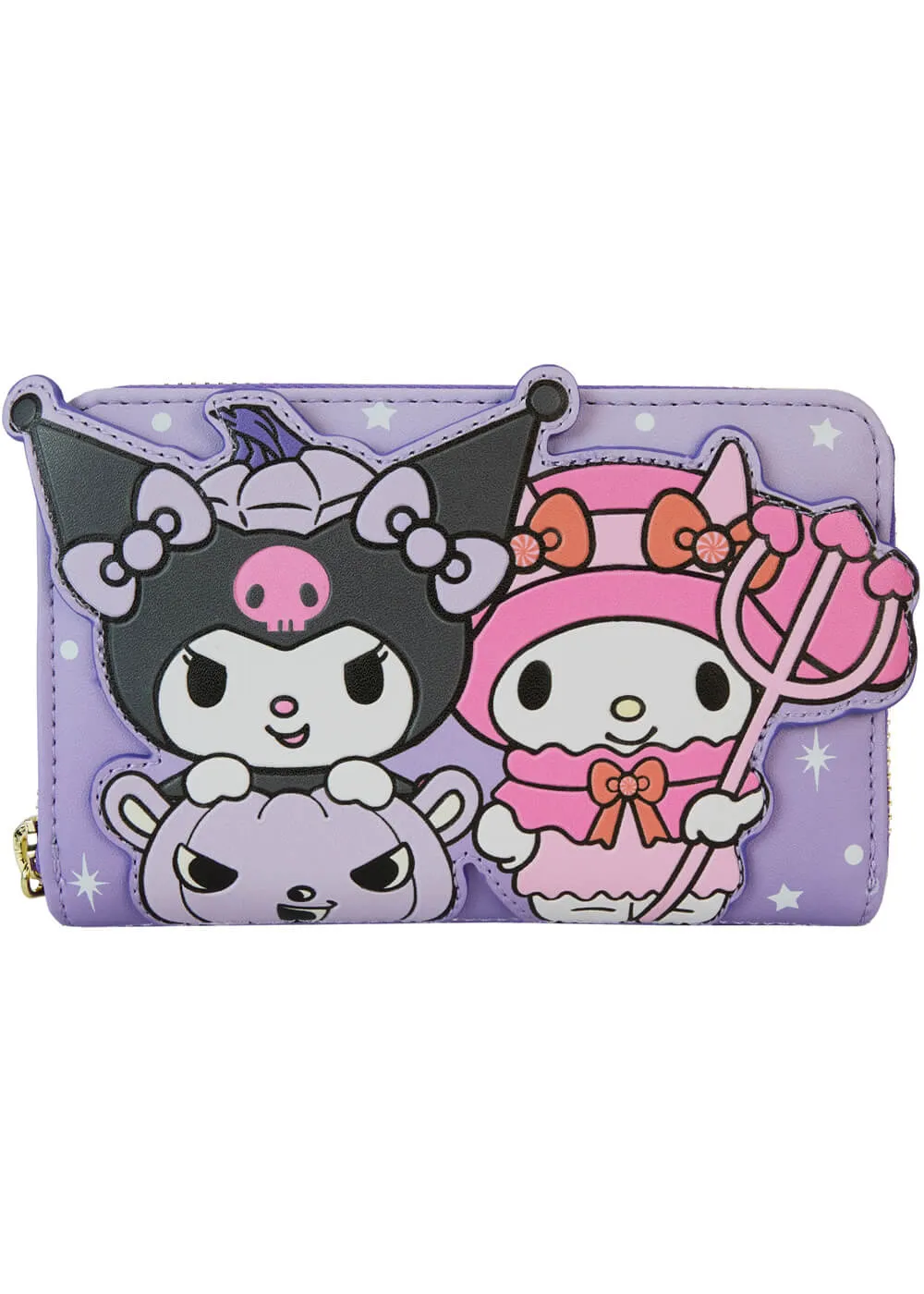 Loungefly Sanrio Kuromi Pumpkin Wallet Purple