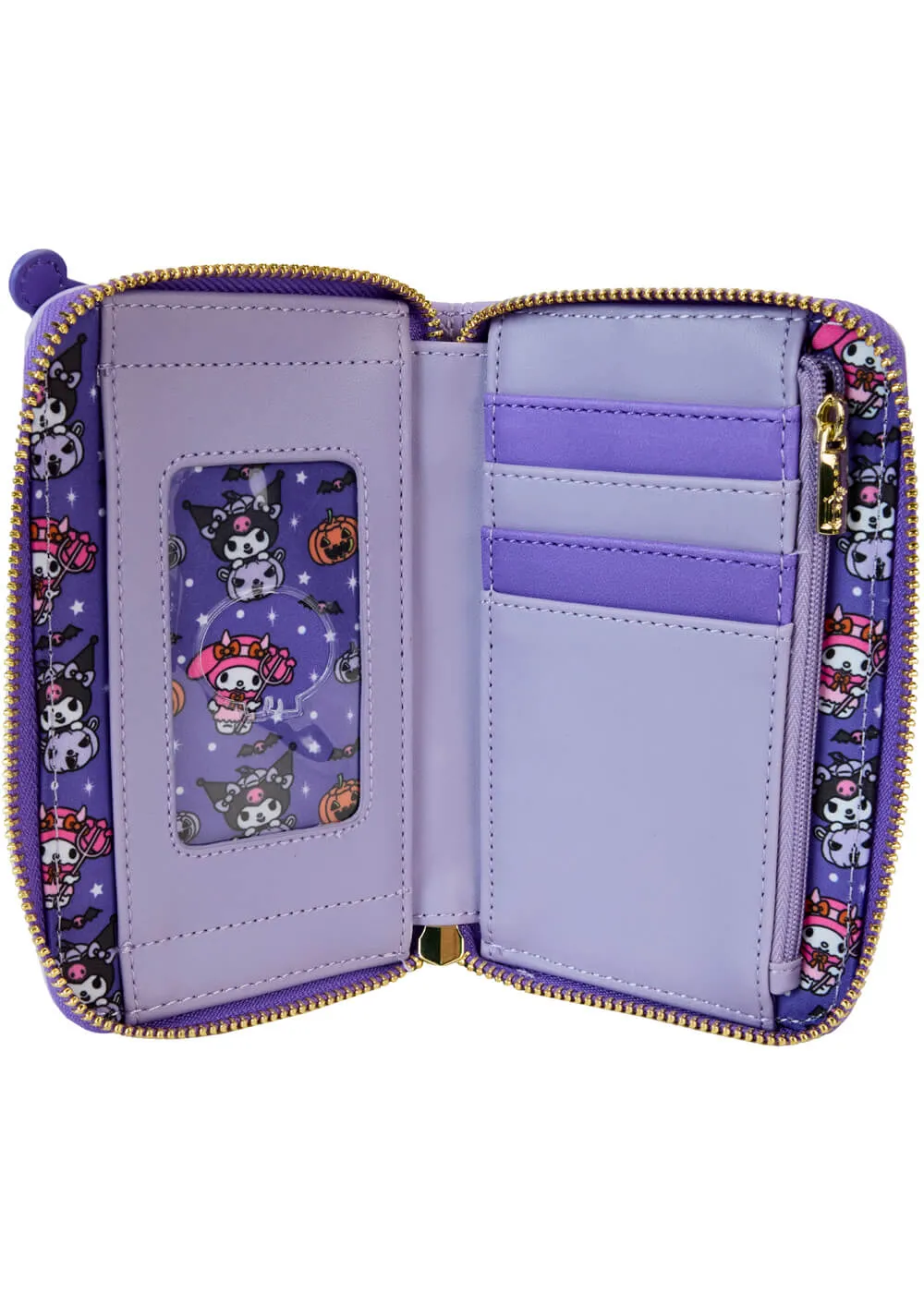 Loungefly Sanrio Kuromi Pumpkin Wallet Purple