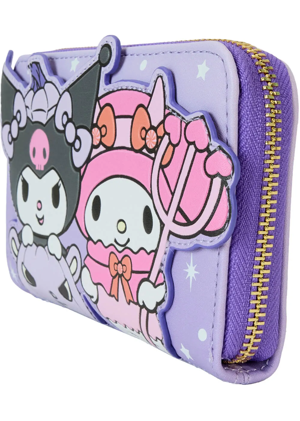 Loungefly Sanrio Kuromi Pumpkin Wallet Purple