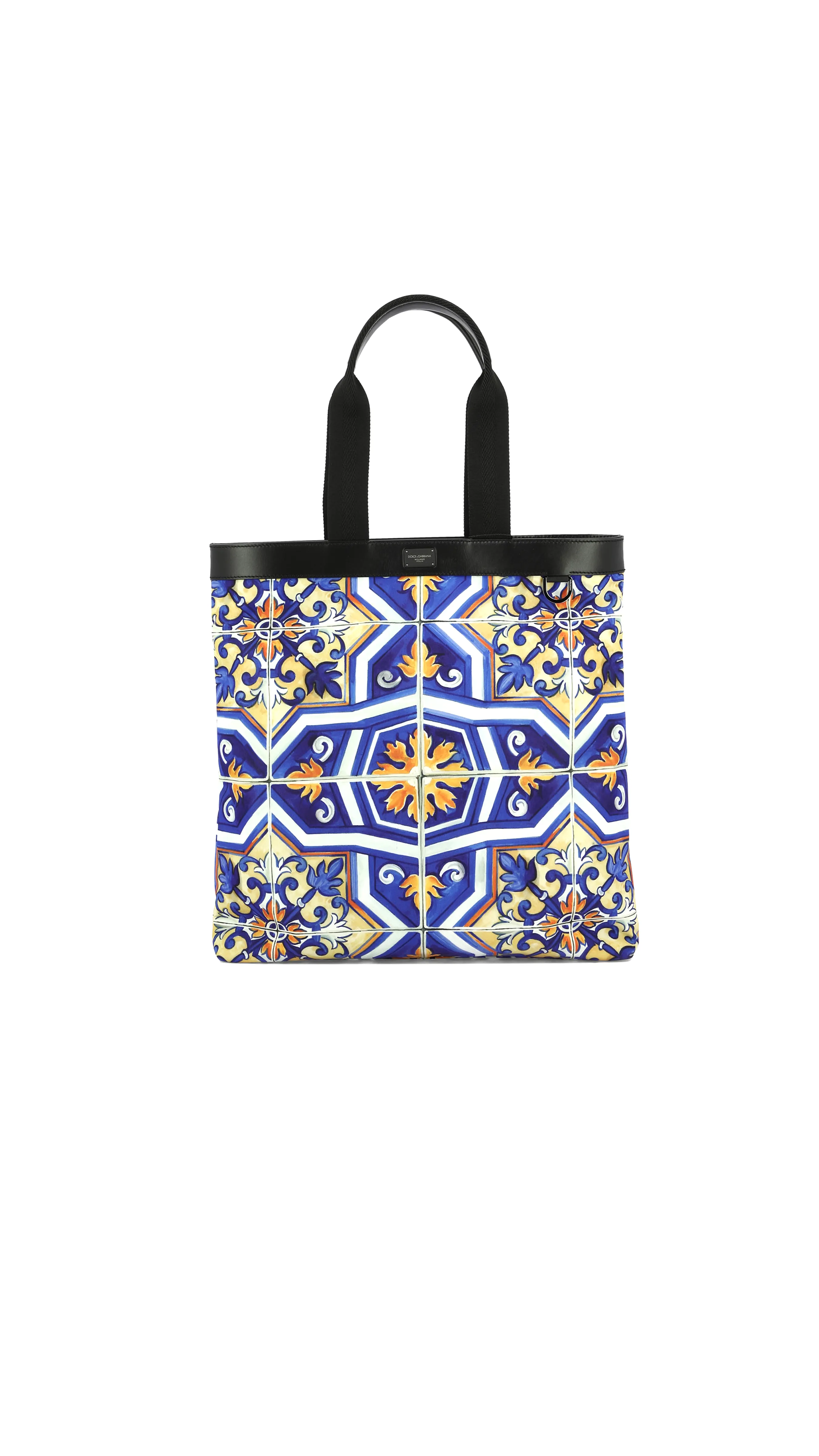 Maiolica Printed Tote Bag  - Multicolor