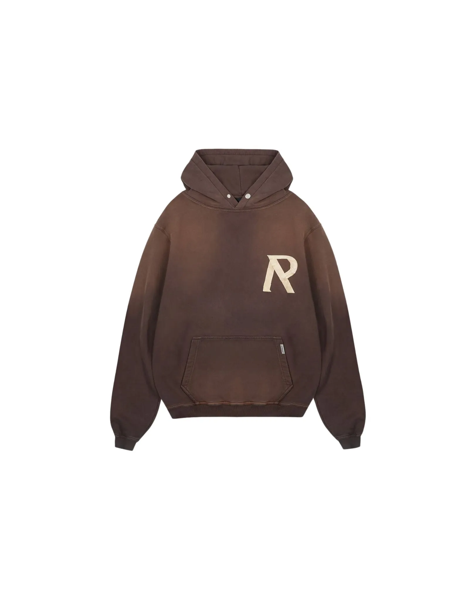 Masking Tape Initial Hoodie - Cedar