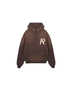 Masking Tape Initial Hoodie - Cedar