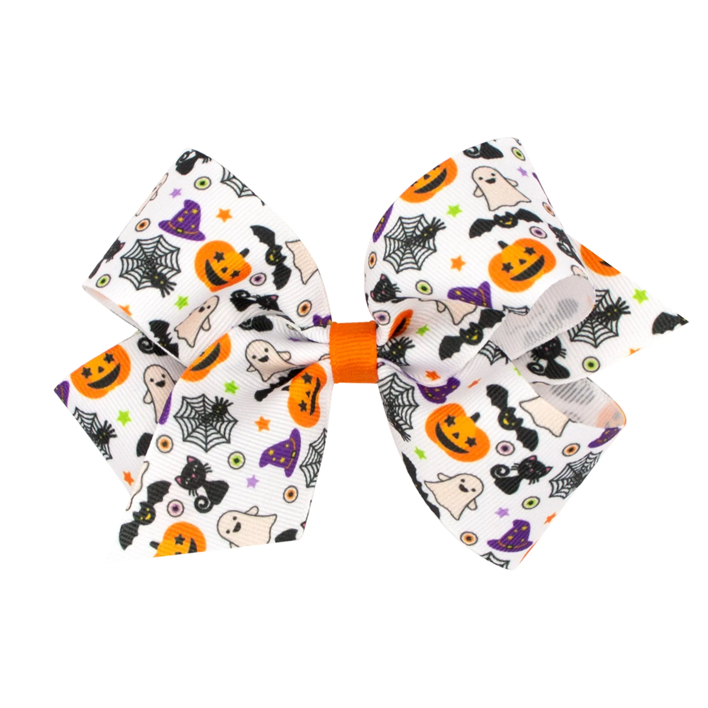 Medium Halloween Print Bow - Halloween Characters