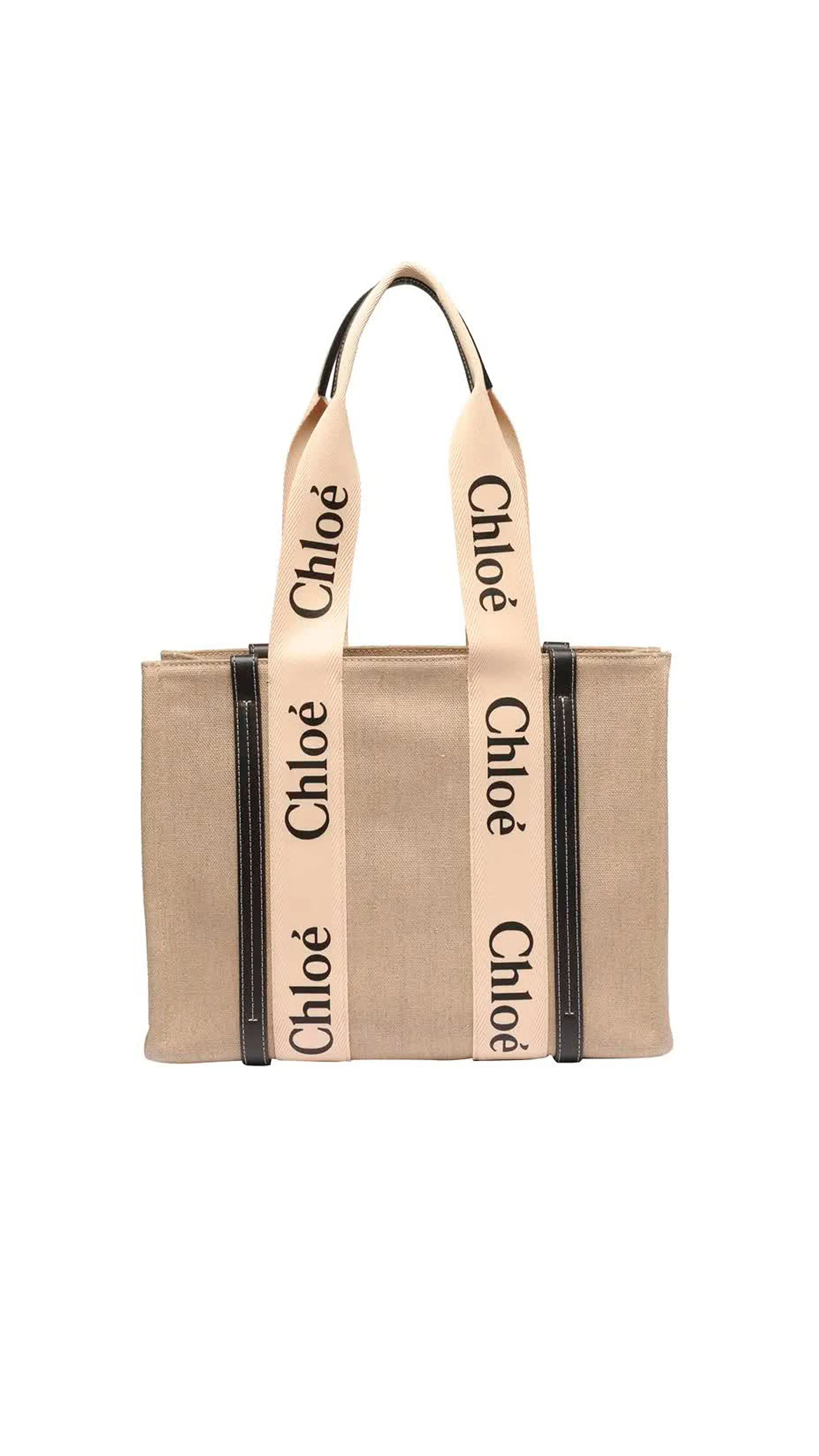 Medium Woody Tote Bag - Neutral