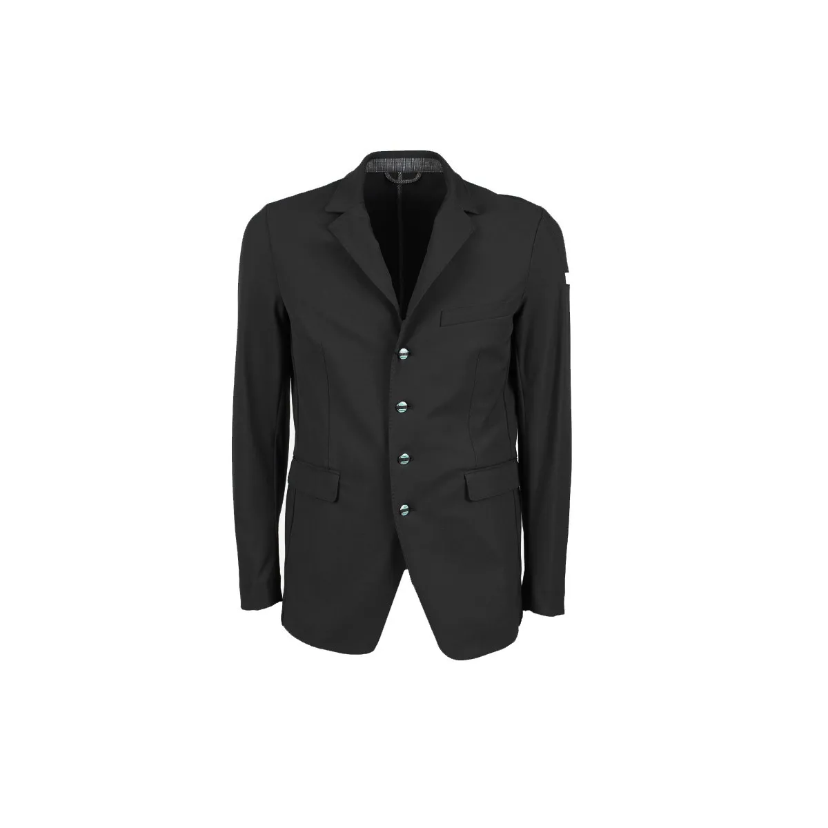 MEN SHOW JACKET BY ANIMO WITH ZIP AND BUTTONS - MOD. INTENSO ANIMO - COL. BLACK