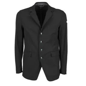 MEN SHOW JACKET BY ANIMO WITH ZIP AND BUTTONS - MOD. INTENSO ANIMO - COL. BLACK