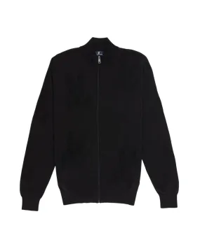 Men's Lacomb All Over Bunny Zip Sweater - Black