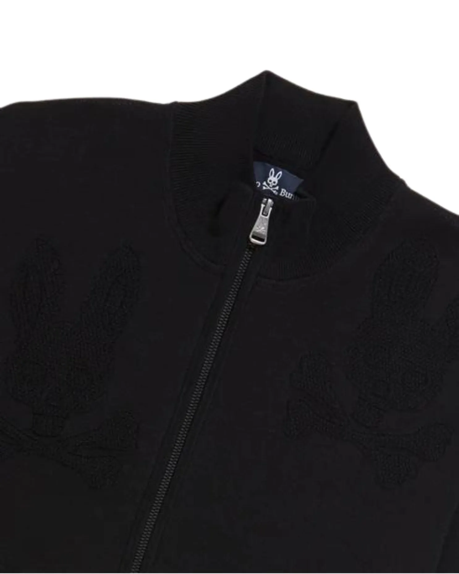 Men's Lacomb All Over Bunny Zip Sweater - Black