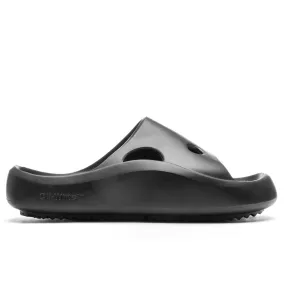 Meteor Rubber Slider - Black/Black