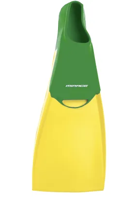 Mirage Deluxe Rubber Fins Green