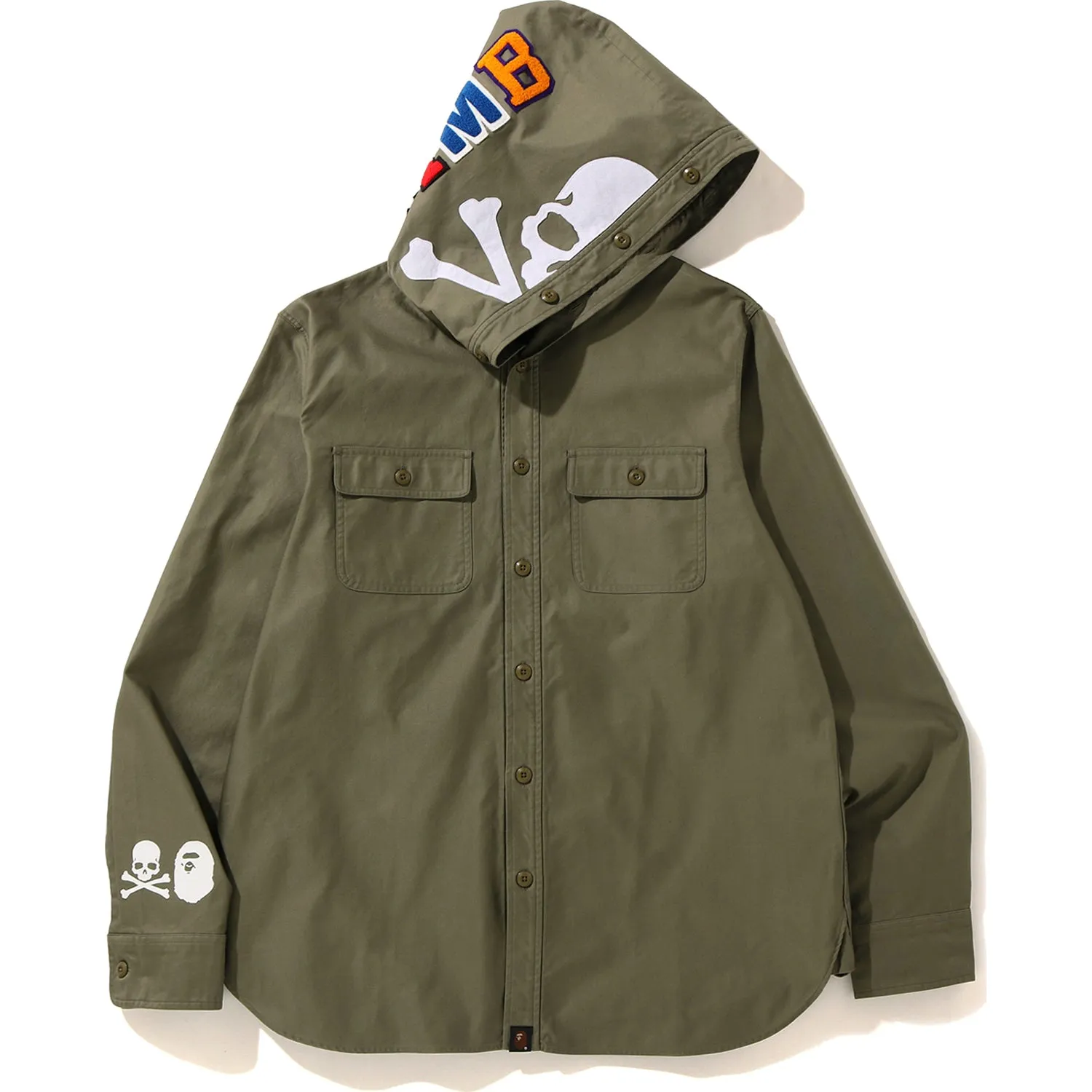 MM BAPE HOODIE SHIRT MENS