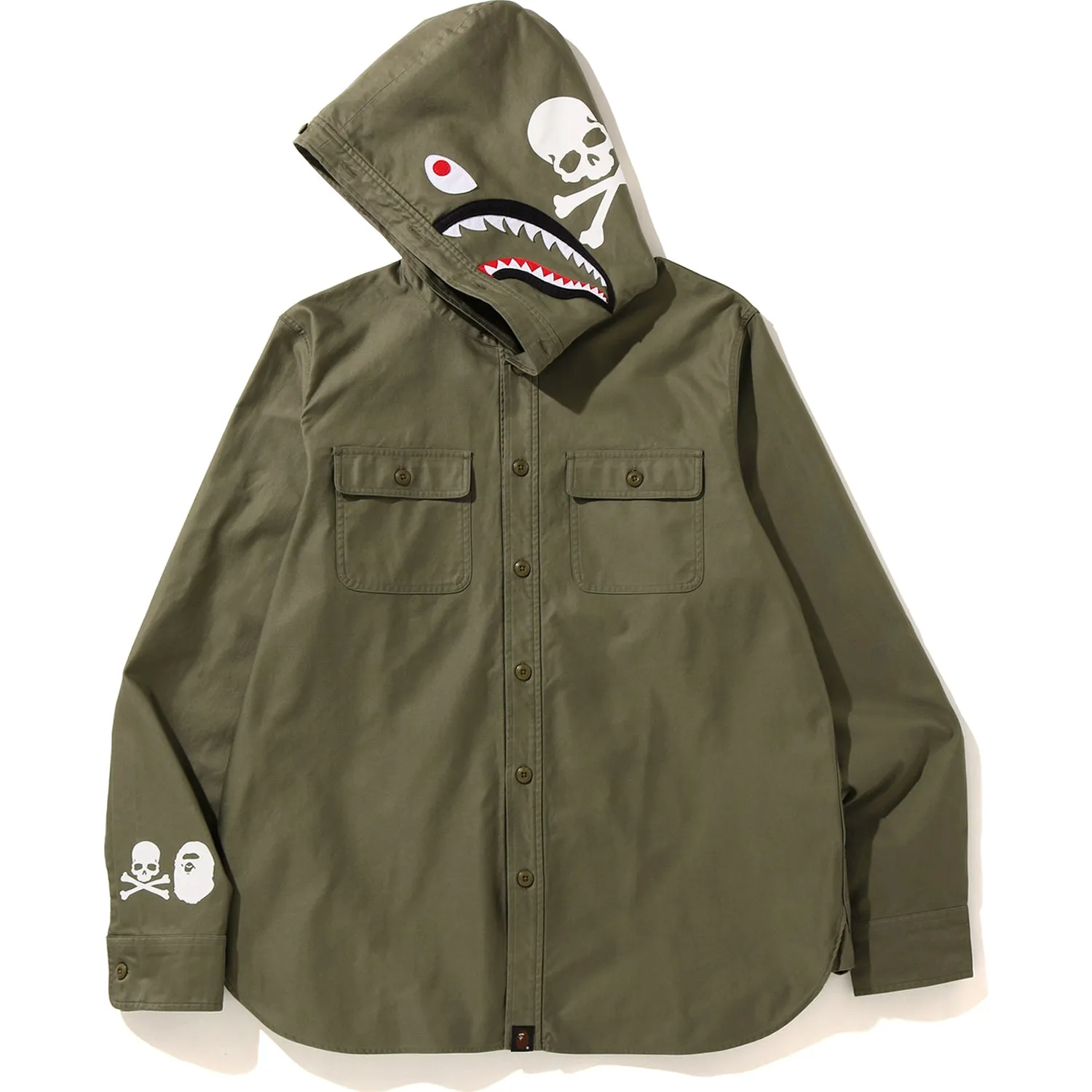 MM BAPE HOODIE SHIRT MENS