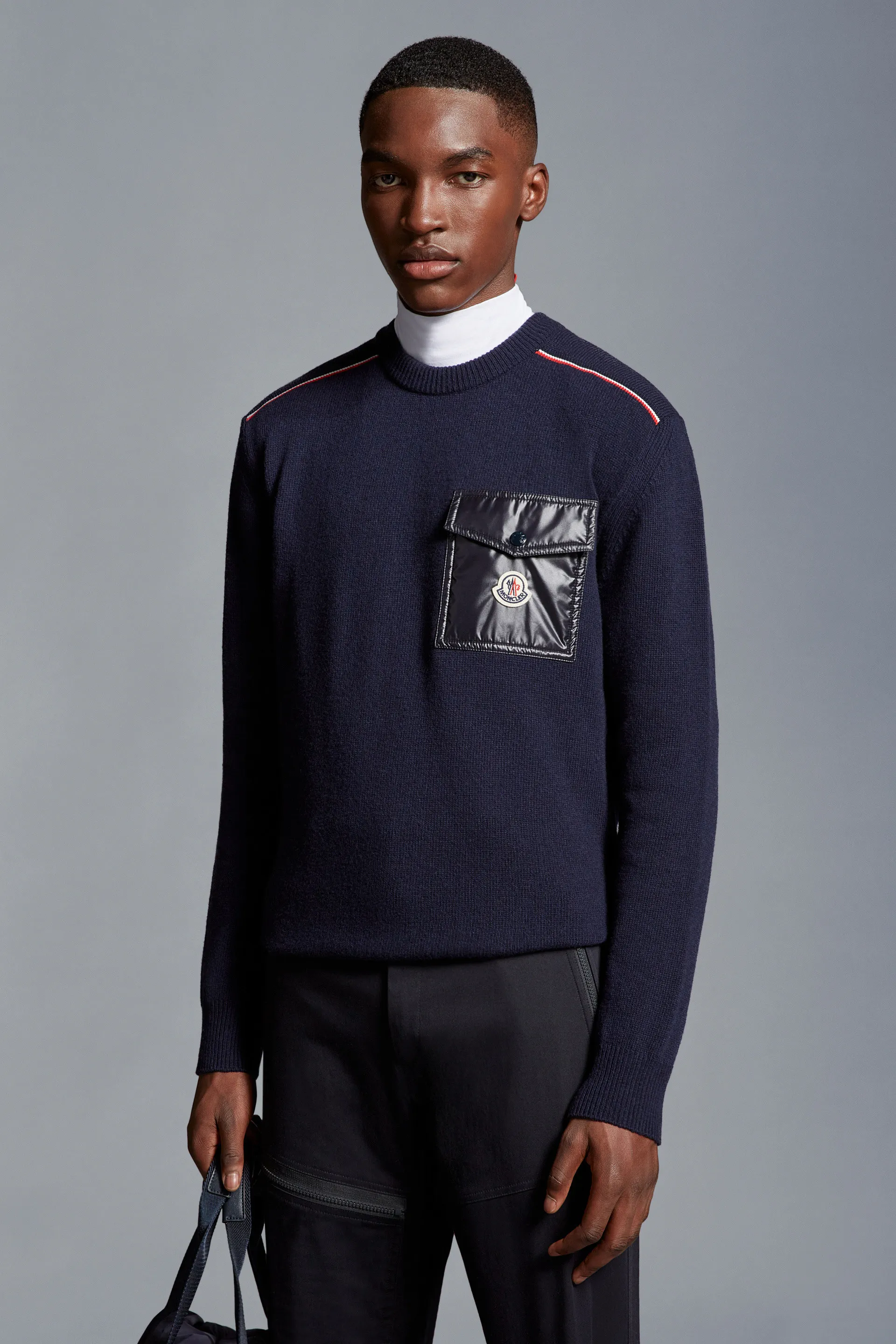 MONCLER  |Cotton Sweater with Pocket