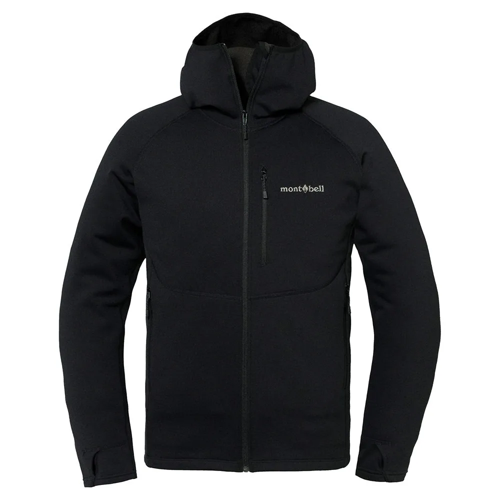 Montbell Jacket Men's Trail Action Hooded Jacket - CLIMAPLUS Black Green