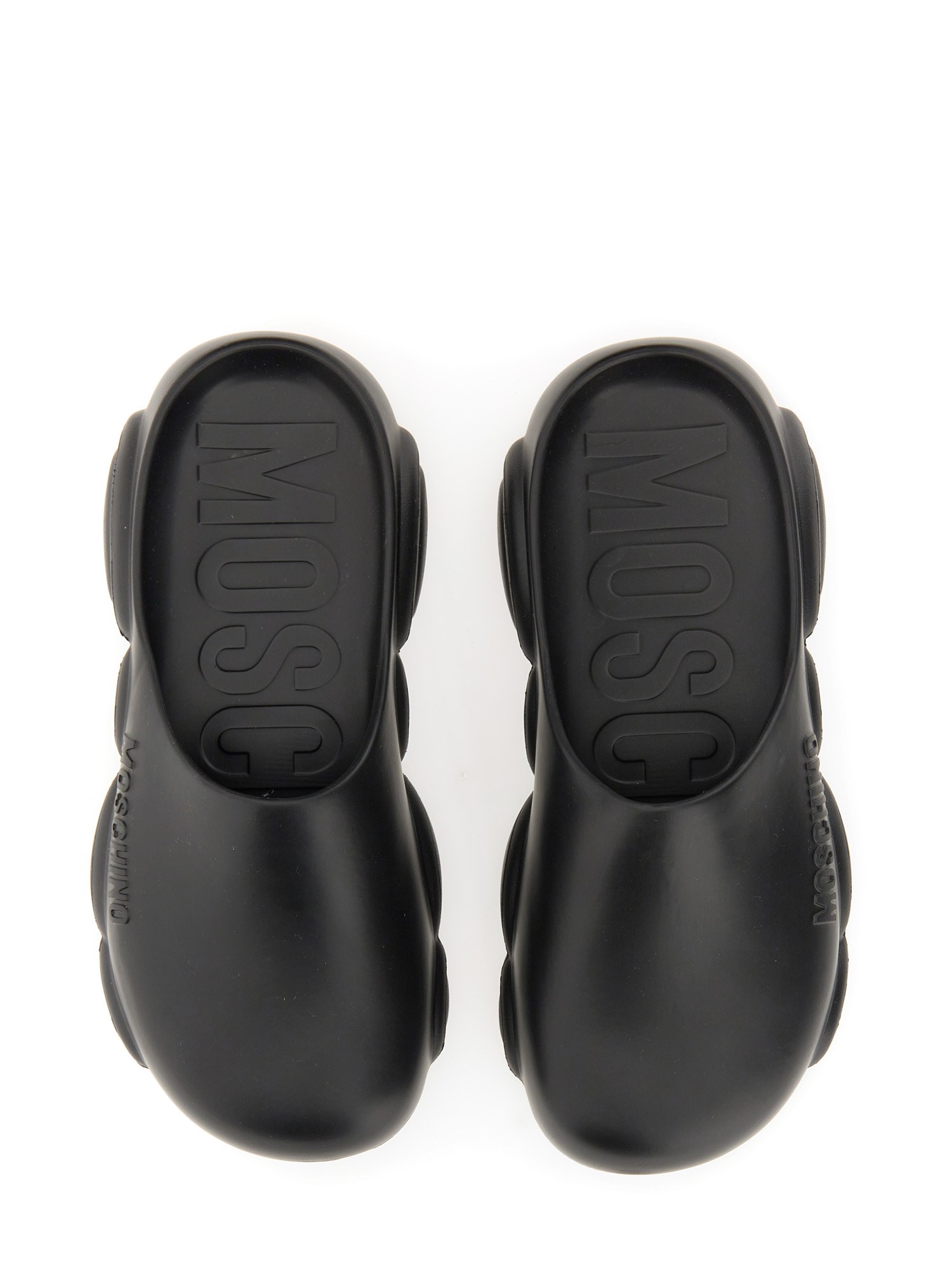 MOSCHINO    RUBBER TEDDY SOLE MULES