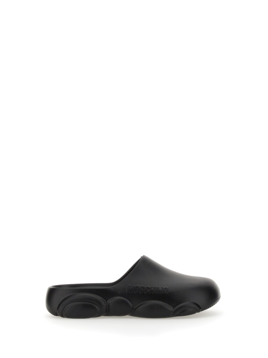 MOSCHINO    RUBBER TEDDY SOLE MULES