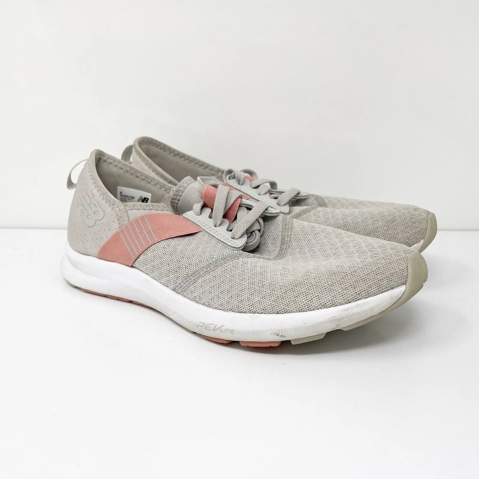 New Balance Womens Fuel Core Nergize WXNRGSM Gray Running Shoes Sneakers Sz 8 B