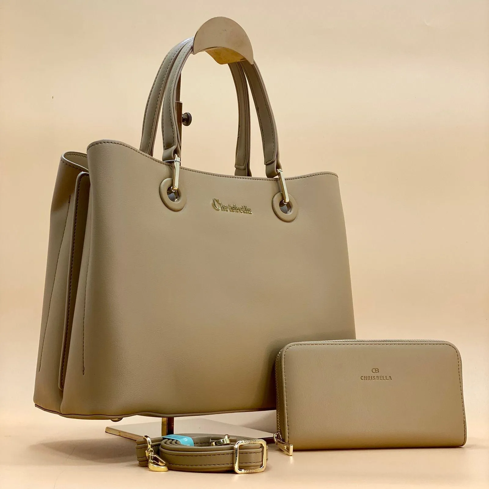 NEW CHRIBELLA  , WOMEN HANDBAGS 2IN1 B340