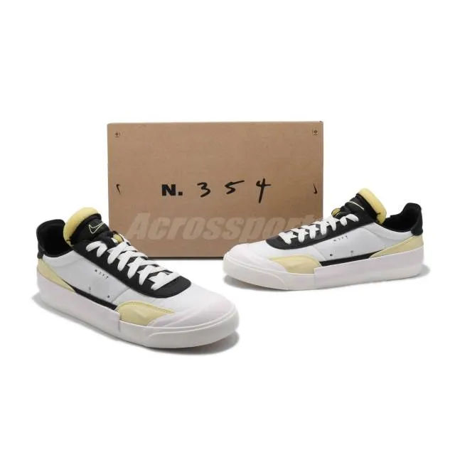 Nike drop-type n.354 sail white black yellow men lifestyle shoes av6697-101