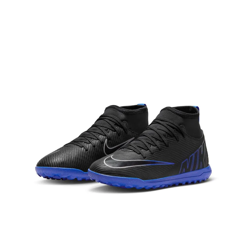 Nike Junior Mercurial Superfly 9 Club TF Soccer Shoes | Black Pack