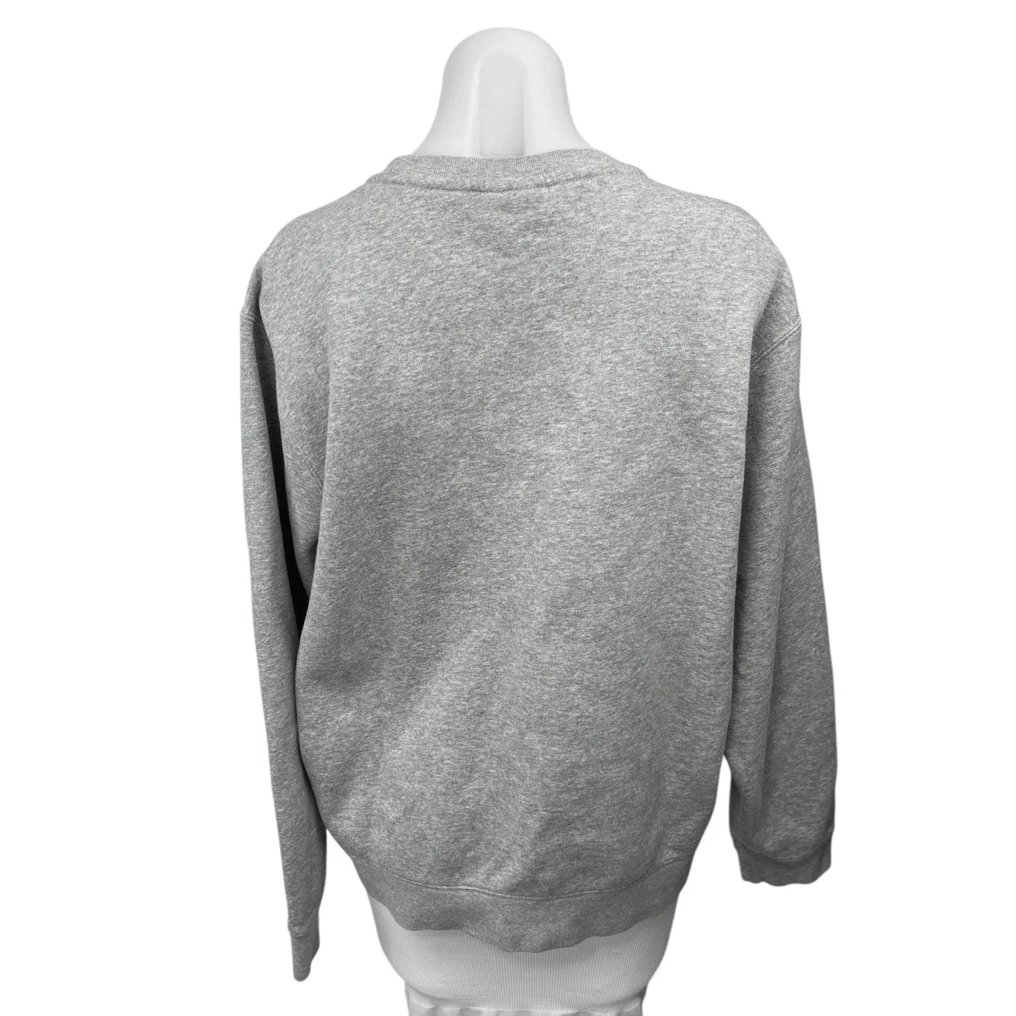 Nike Sportswear Club Women's Gray French Terry Pullover Sweatshirt Sweater Top M