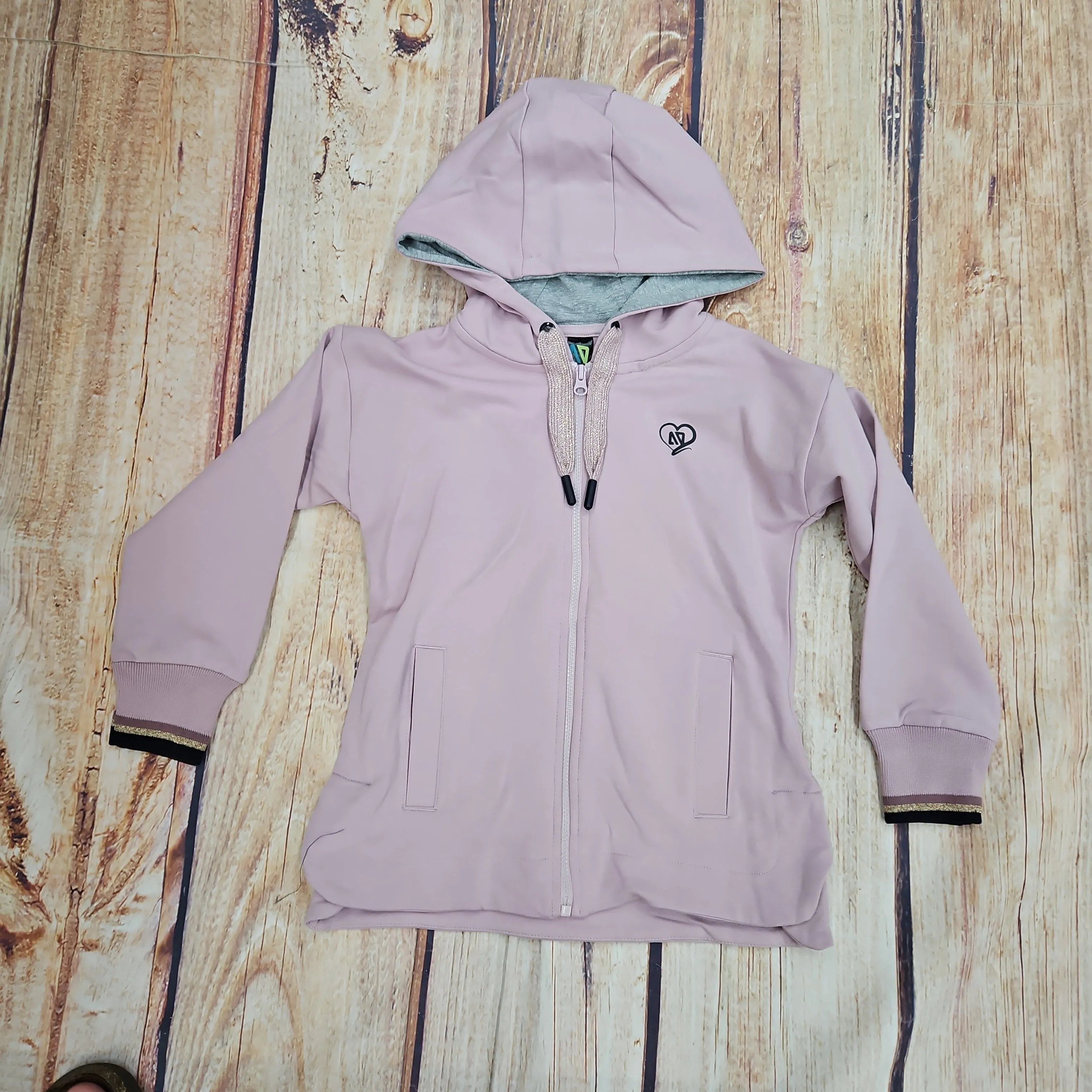 NORUK ZIP HOODIE LILAC