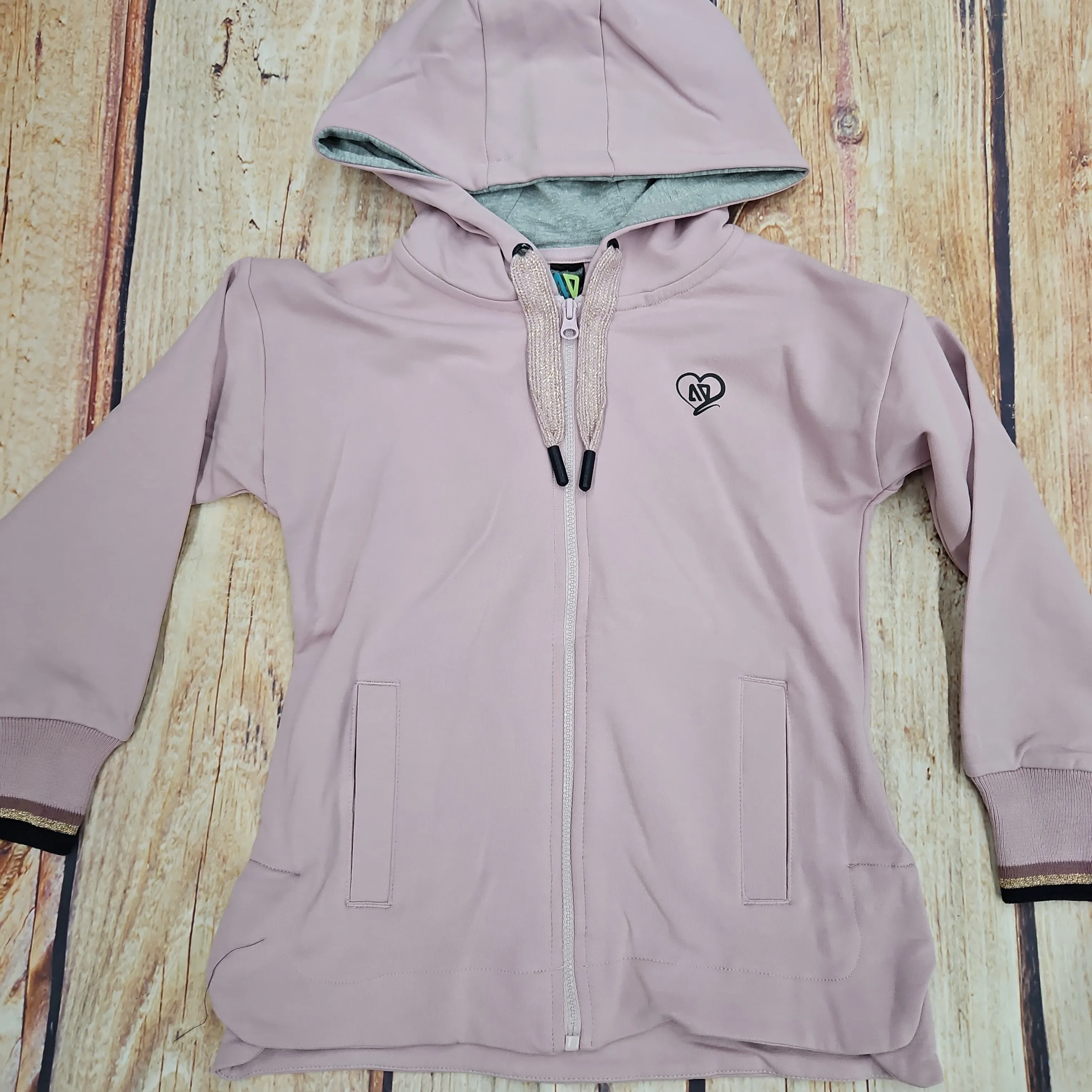 NORUK ZIP HOODIE LILAC