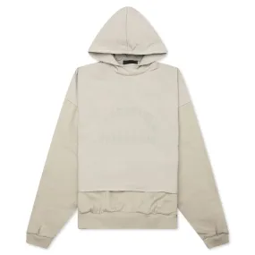 Nylon Fleece Hooded Sweater - Seal